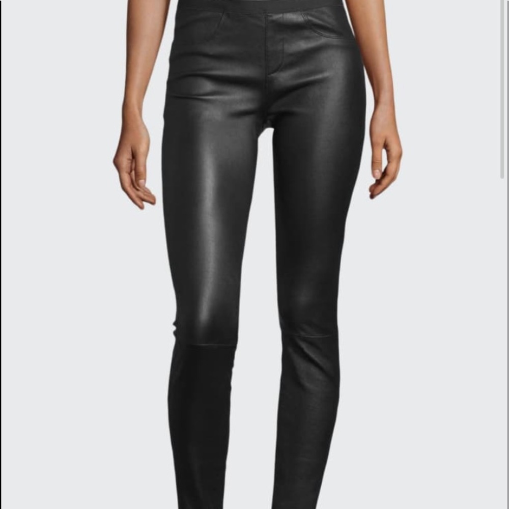 Helmut Lang leather legging